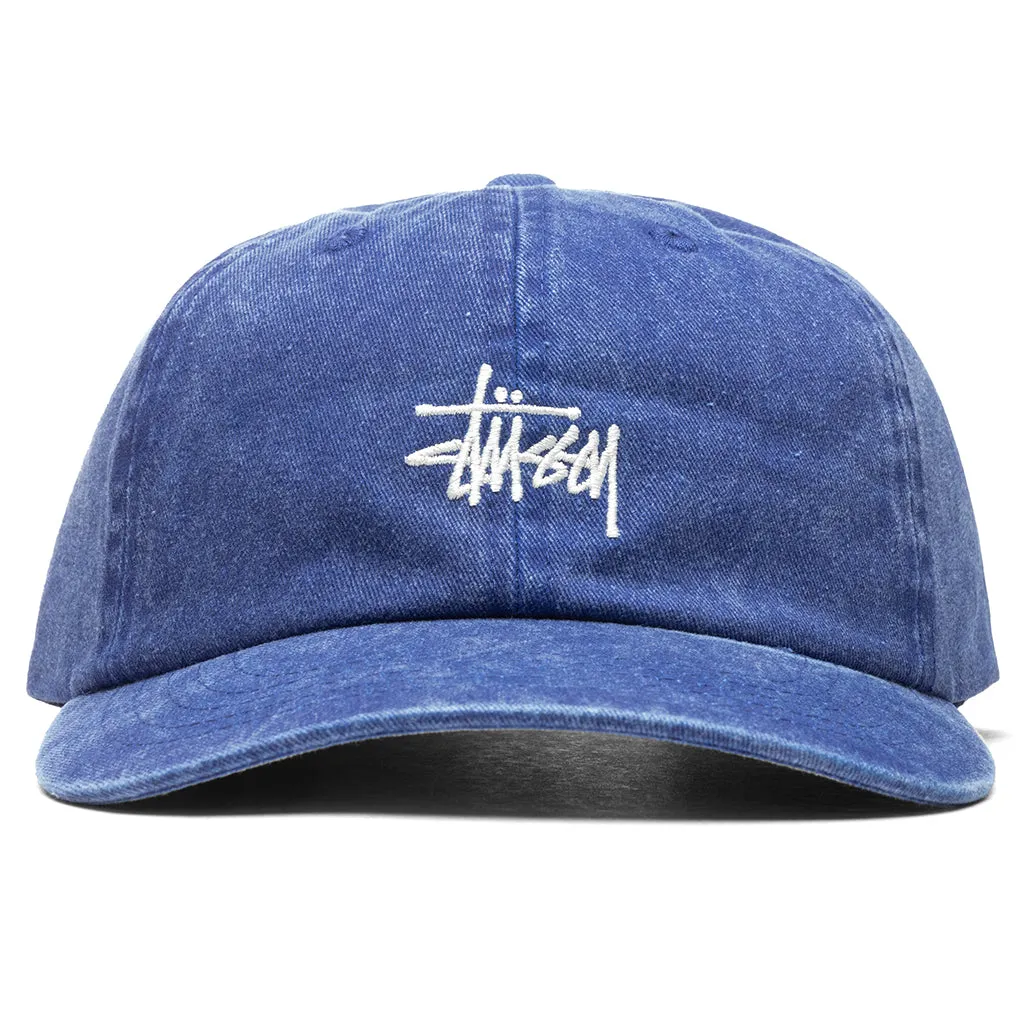 Washed Stock Low Pro Cap - Blue