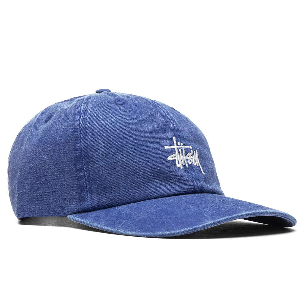 Washed Stock Low Pro Cap - Blue