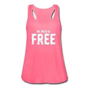 Women's Flowy Be Wild & Free Tank Top